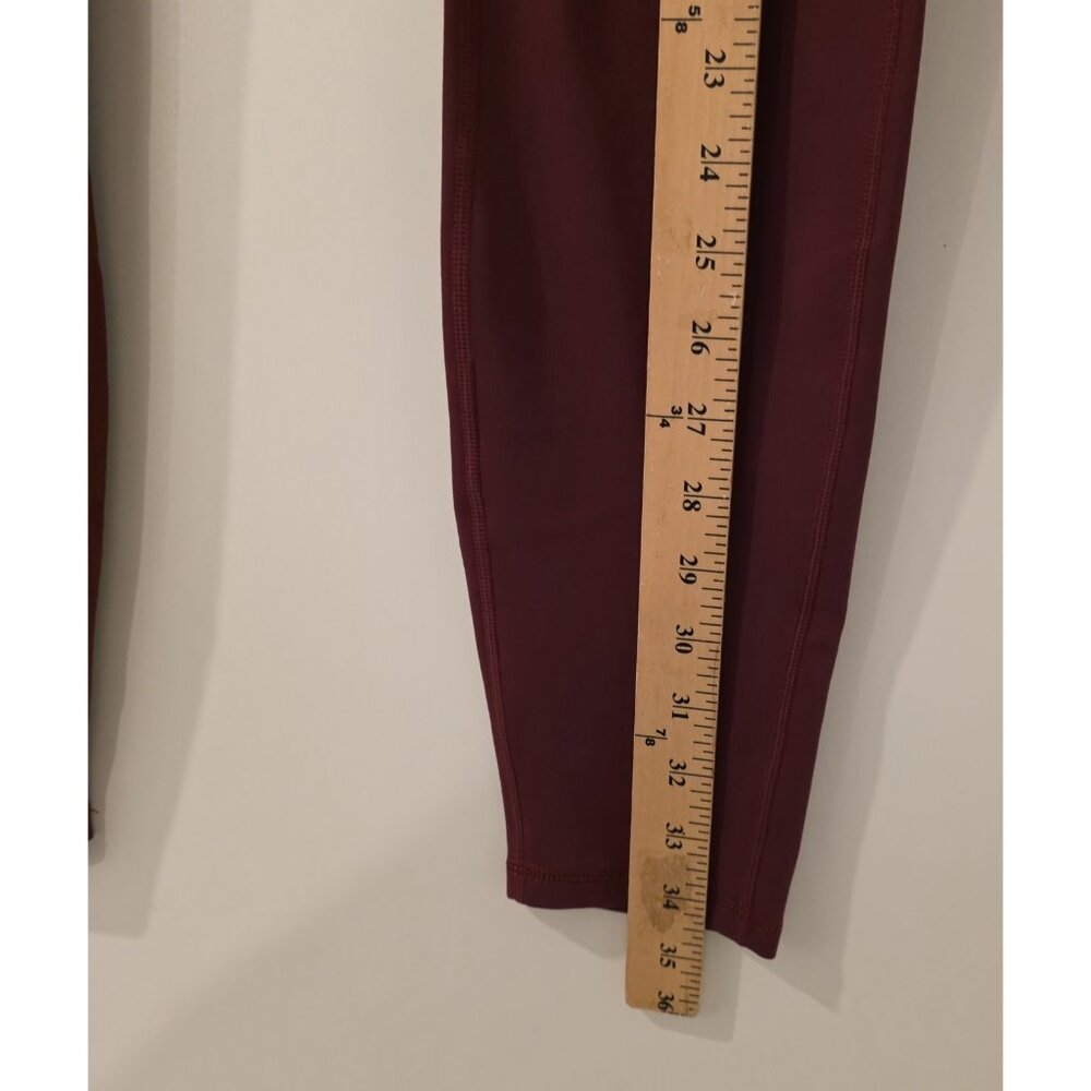 Fabletics Salar Solid PowerForm Leggings Burgundy… - image 13